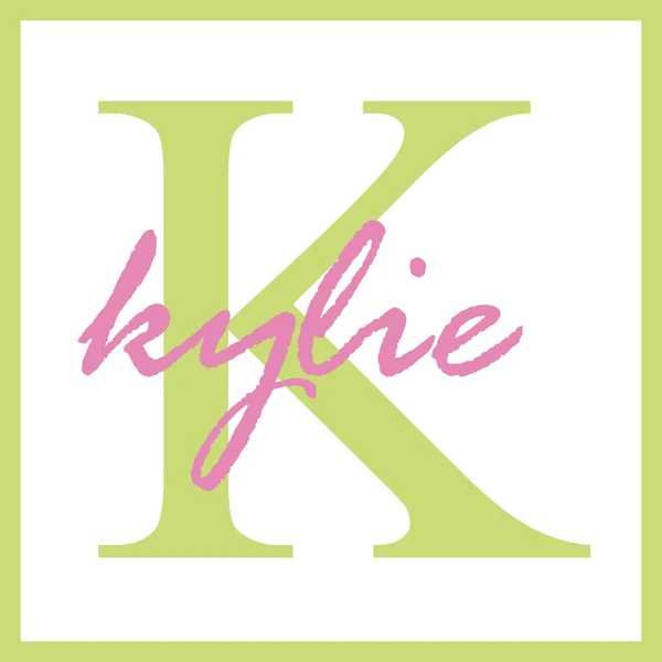 Kylie naam monogram — Stockfoto