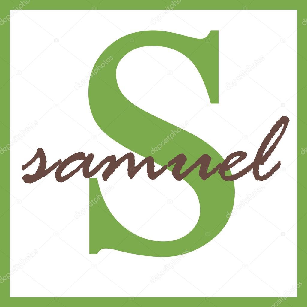 Samuel Name Monogram