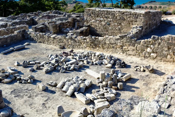 Ruinerna av kamiros - Rhodos — Stockfoto