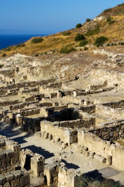 kamiros - Rodos antik kalıntıları