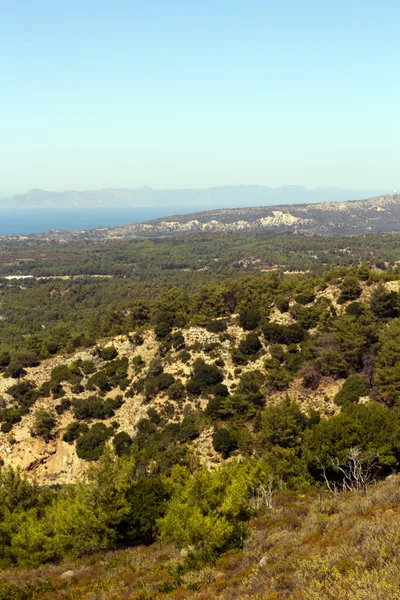 Rhodos västkust — Stockfoto