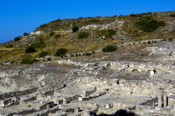 Oude ruïnes van kamiros - rhodes — Stockfoto
