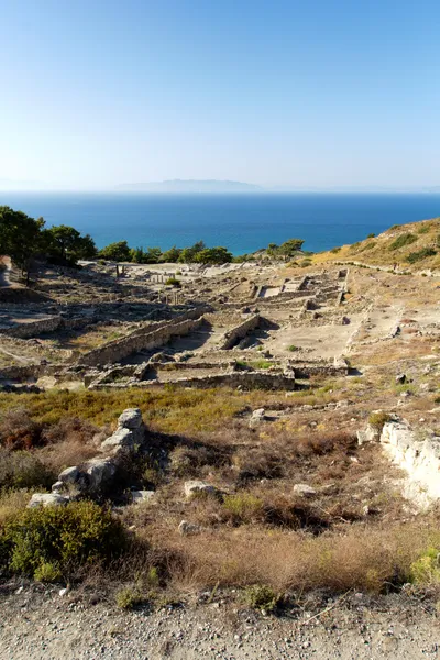 Antiguas ruinas de Kamiros - Rodas — Foto de Stock