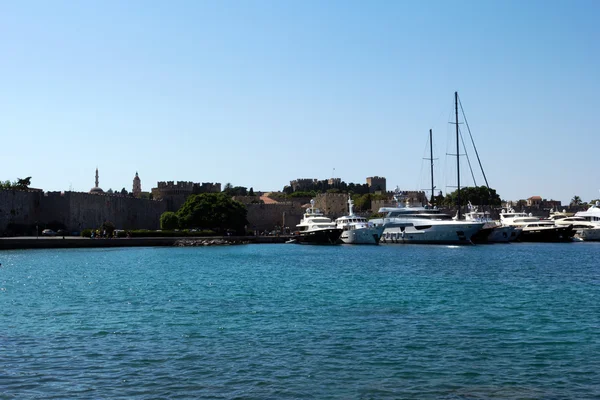 Rodos limanı — Stok fotoğraf