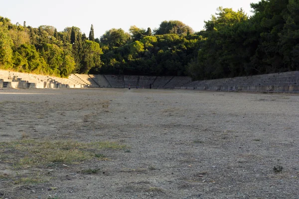 Rovine della città di Rodi — Foto Stock