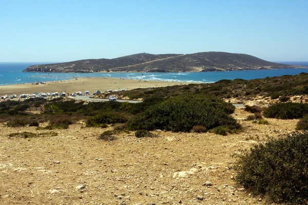 Praia de Prassonissi, Rhodes — Fotografia de Stock