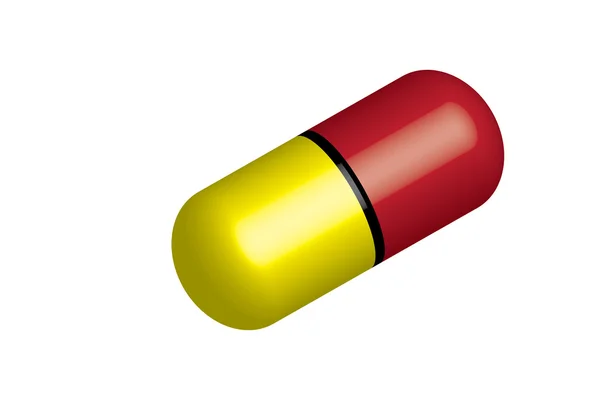 Vettore pillola — Vettoriale Stock