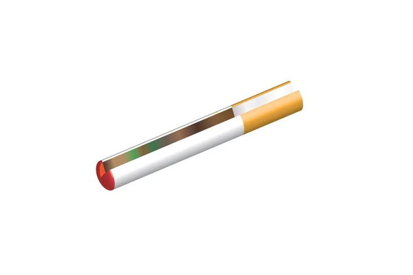 Sigaretta 3d — Vettoriale Stock