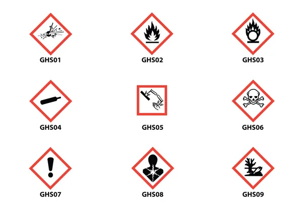 Sinais de alerta — Vetor de Stock