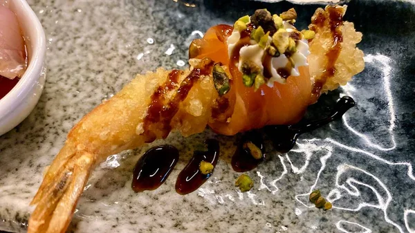 Somon balığı tabağı.