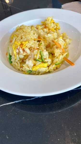 Рисове Яйце Китайська Тарілка — стокове фото