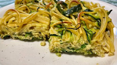 İtalyan makarna tabağı gurmesi 