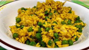 İtalyan makarna tabağı gurmesi 