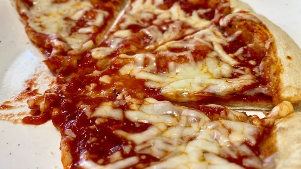 Pizzaplatta Italiensk Mat — Stockfoto