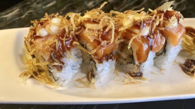 Suşi güzel balık tabağı.