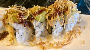 Suşi güzel balık tabağı.