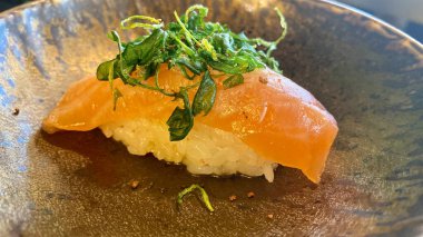 Suşi güzel balık tabağı.