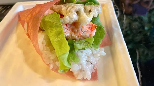 寿司高級魚皿 — ストック写真