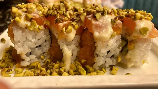 寿司日本の魚ロール — ストック写真