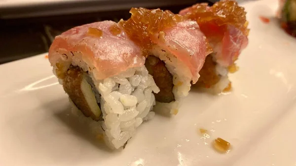 Sushi Japanse Vis Roll — Stockfoto
