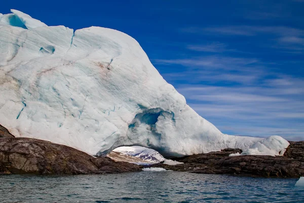 Krásná Arktická Krajina Ledovce — Stock fotografie