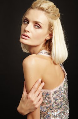 muhteşem saçlı güzel kadın fotoğrafı