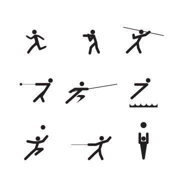 Spor logo silhouettes