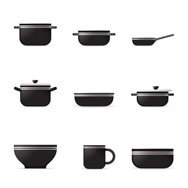 mutfak eşyaları simge kümesi