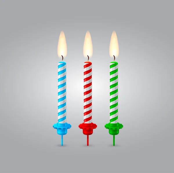 Velas de Navidad — Vector de stock