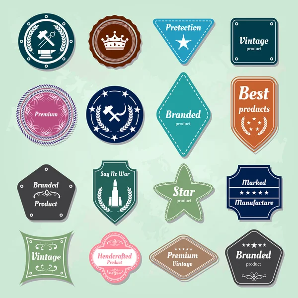 Set of badges and labels logo — Stock Vector