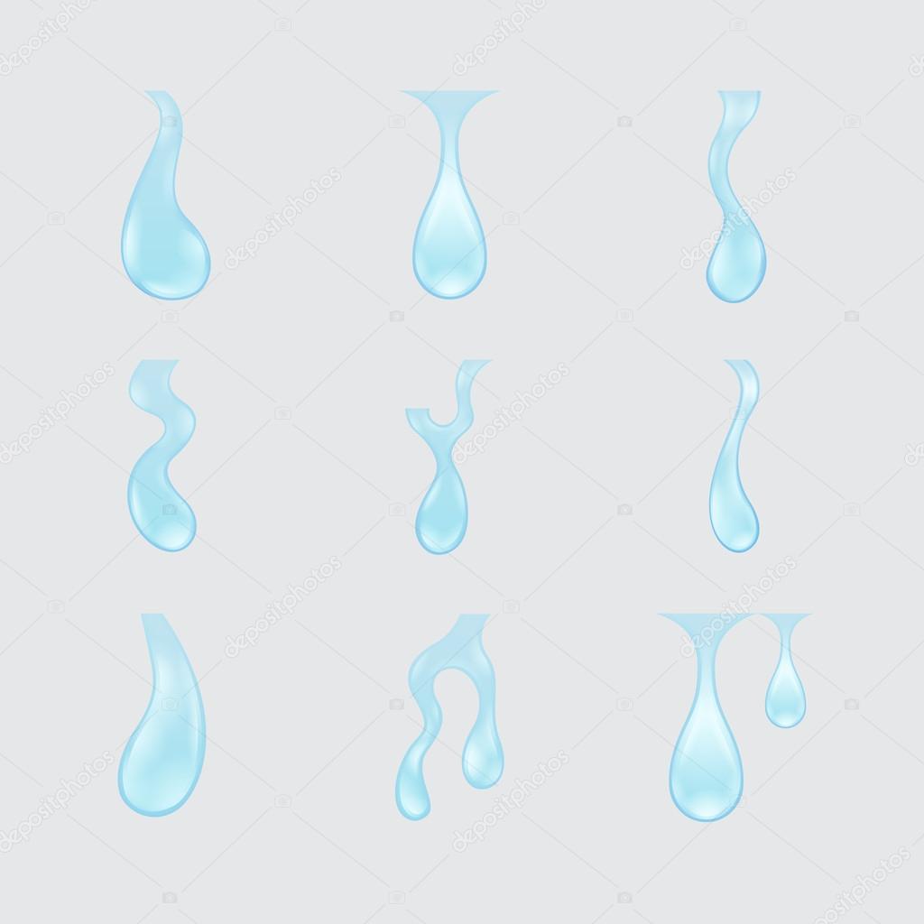 collection of water drops