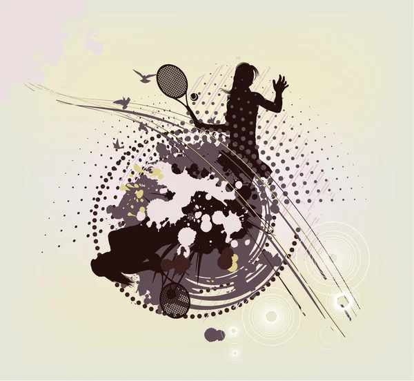abstract tennis background — Stock Vector © julydfg #6252617