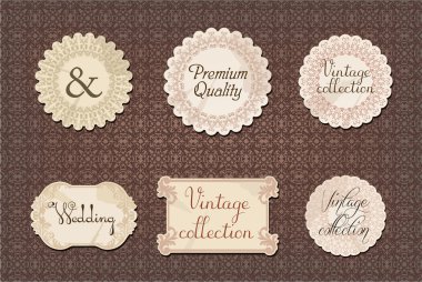 Eski etiketler koleksiyonu