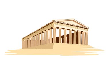 old majestic temple clipart