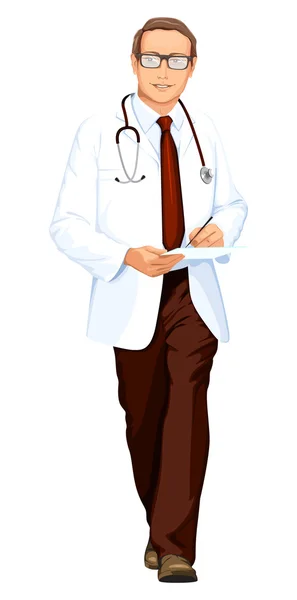 Doctor with stethoscope — Stock Photo, Image