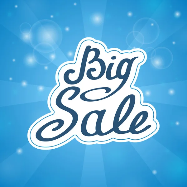 Échantillons en mots Big Sale — Image vectorielle