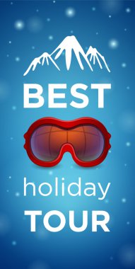 En iyi tatil tur ve dağ ile Kayak koruyucu gözlük
