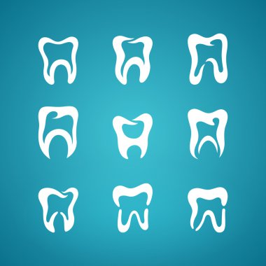 boyalı diş macunu Icon set 