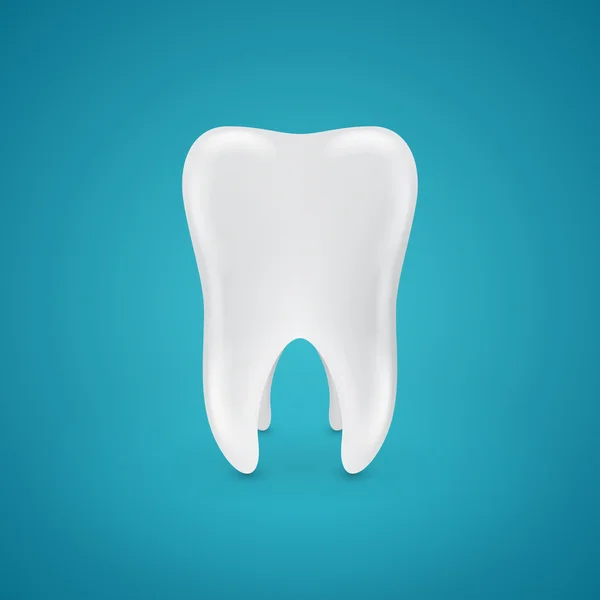 Clean healthy teeth — Stock Vector