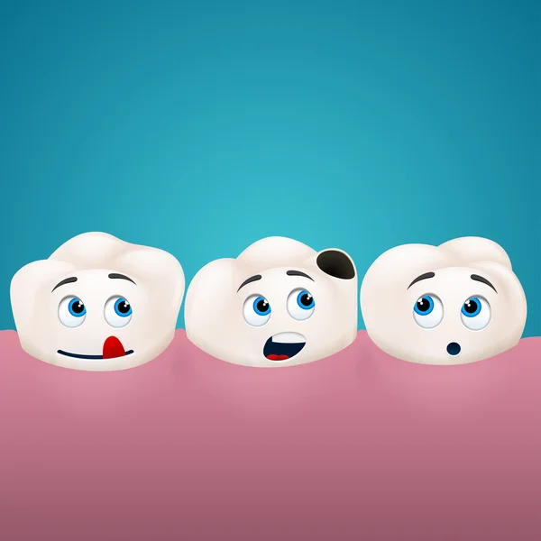 Üç dişi bir tanesi deliğe bak