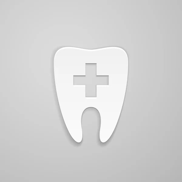 Клініка стоматології символ — стоковий вектор
