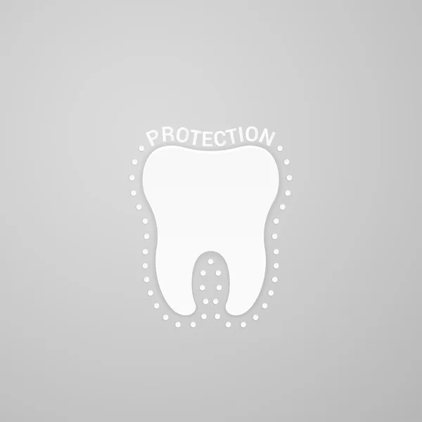 Diente de protección — Archivo Imágenes Vectoriales