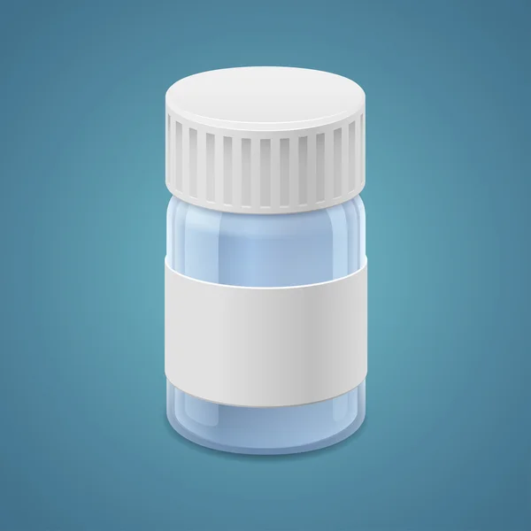 Pot voor tabletten — Stockvector