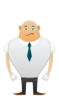 Kel üzüntü office adam