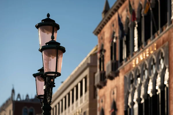 Venezia Ottobre 2021 Facciata Del Famoso Hotel Danieli Venezia Giornata — Foto Stock