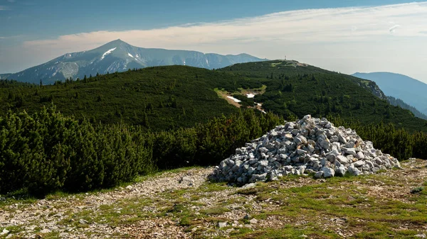 Vista Panorámica Desde Las Montañas Rax Austria Una Mañana Soleada —  Fotos de Stock