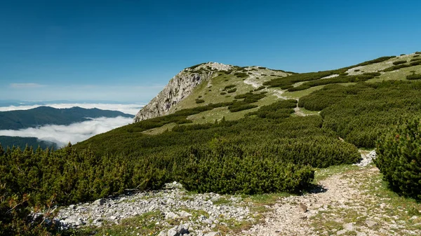 Pemandangan Indah Dari Pegunungan Rax Austria Pagi Yang Cerah Musim — Stok Foto