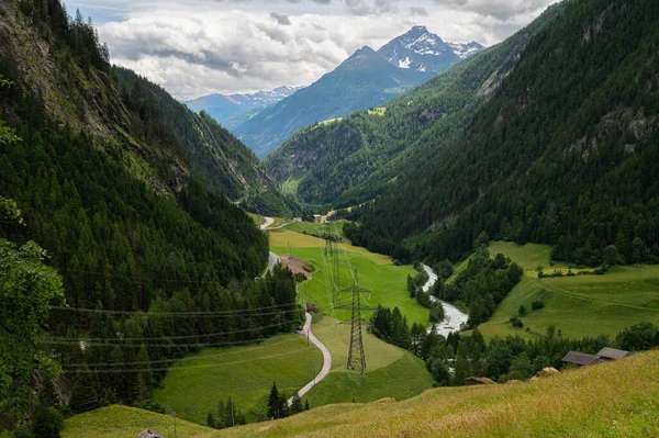 Tauerntal Tirol Oriental Austria Día Nublado Verano — Foto de Stock