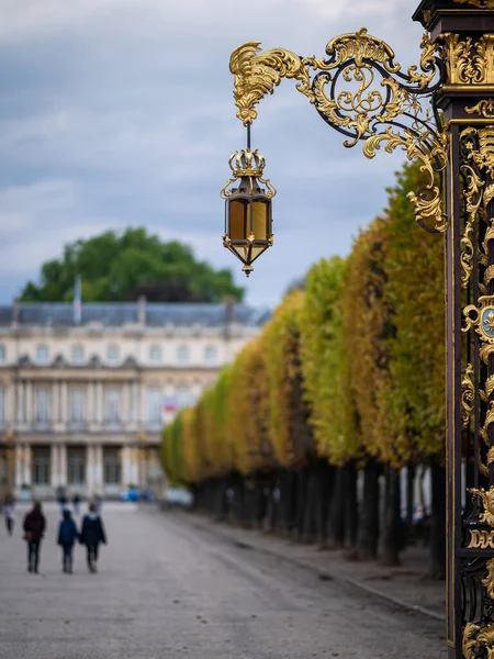 Old Beautiful Lantern Park Nancy France Cloudy Day Summer — Stock Photo, Image