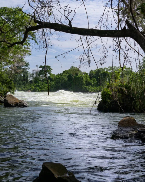 Cataratas Itanda Nilo Vitória Uganda Dia Ensolarado Maio — Fotografia de Stock